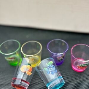 6 pcs new in box Colorful Party Shot swearGlass Set